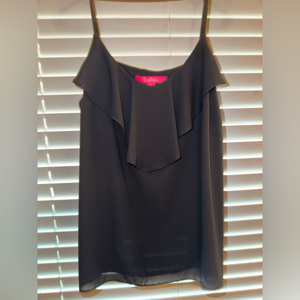 Lilly Pulitzer black tank top